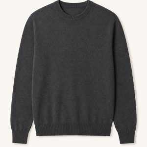 Charcoal Merino Crewneck