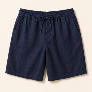 Navy Drawstring Shorts