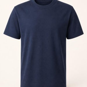 Navy Heavyweight Crew Tee