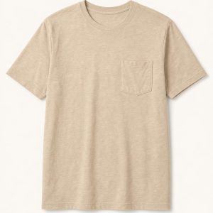Sand Slub Pocket Tee