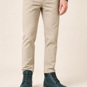 Men's Teal Work Boot worn with an adult model