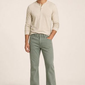 Men's Sage Bootcut Jeans worn with an adult model