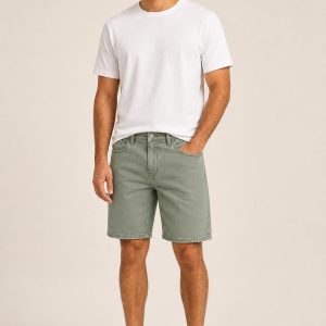 Men's Sage Tech Shorts worn with an adult model